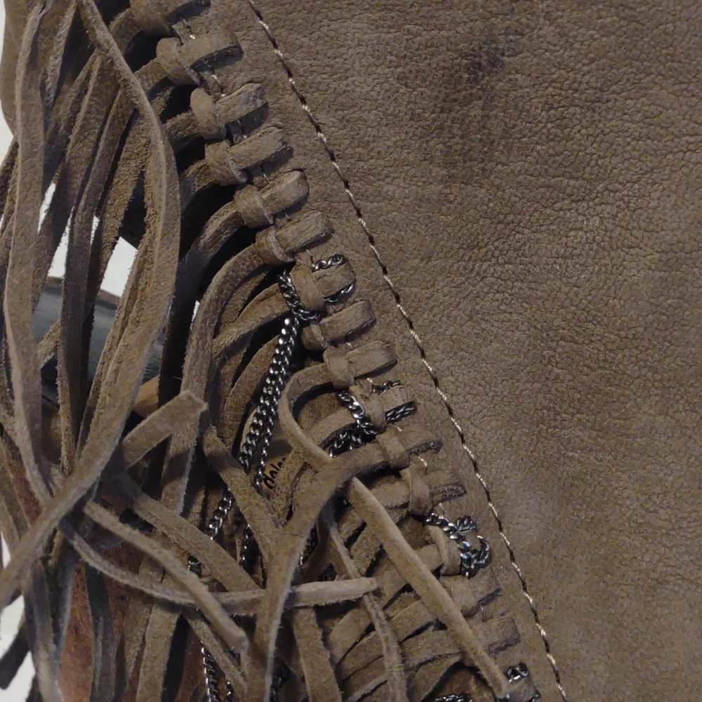 Dolce Vita Noralee Ankle Boots in Olive Nubuck. Size 7.5 EUC - Picture 11 of 15